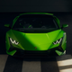 A photo of the front of the new Lamborghini Huracán Tecnica